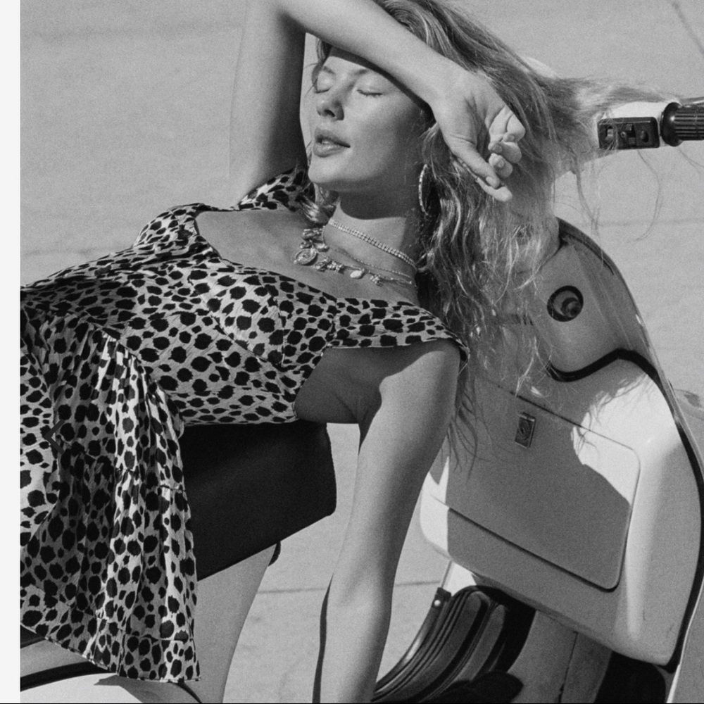 Vanessa Mooney	 XS New without tags 
THE ELISABETH ROMPER DRESS - CHEETAH - Picture 6 of 8